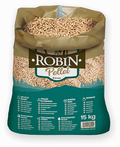 worek pelletu opałowego Robin do kupienia w Szepietowie lub sklepie internetowym
